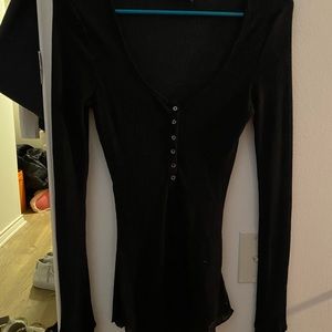 Urban outfitters black long sleeve top never worn!